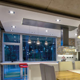 Cupula Duotono Cuadrada 18W 10 Piezas - Interled Mexico