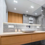 Pointing Light Cuadrado 1w Calido 10 Piezas - Interled Mexico